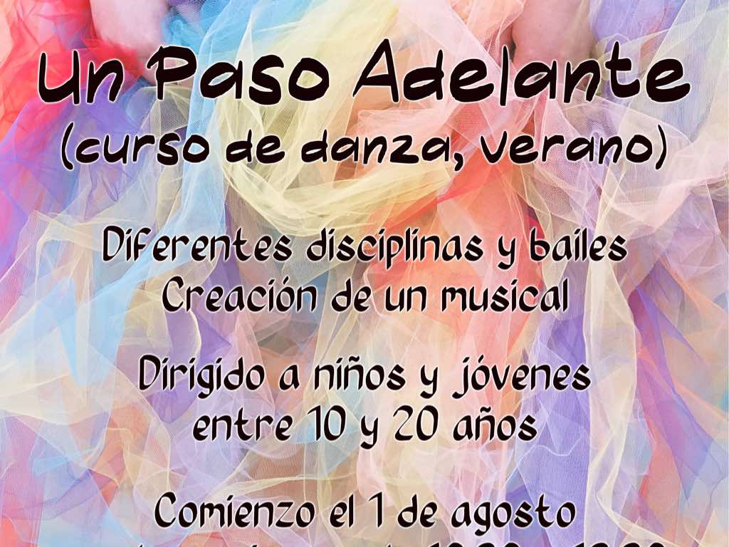 CARTEL Curso de danza en verano en Béjar