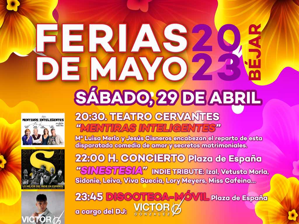 CARTEL FERIAS DE MAYO 2023 Béjar