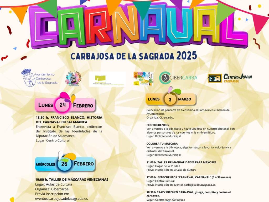 CArnaval 2025 en Carbajosa