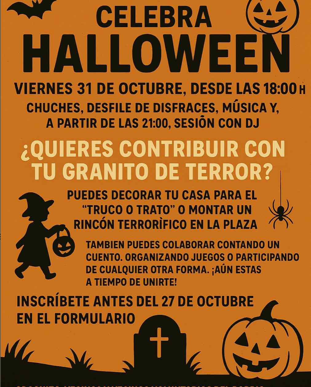 Halloween en Huerta Otea