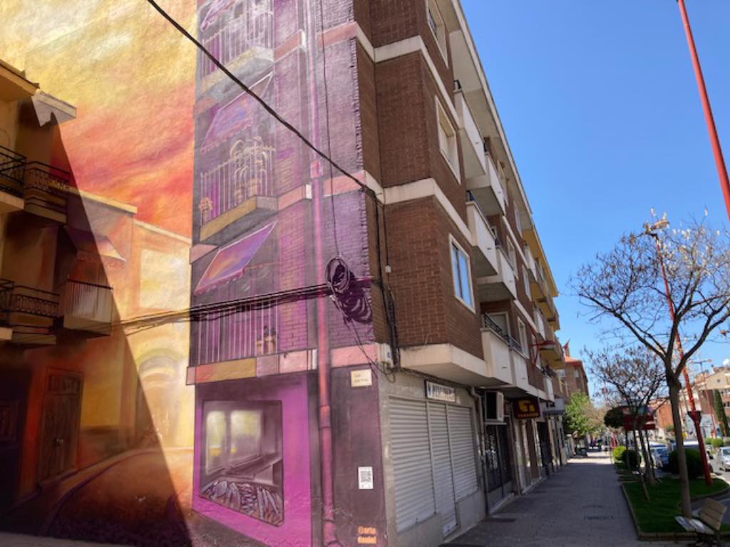 Carretera de Madrid. Ruta de Murales en Santa Marta de Tormes, Salamanca