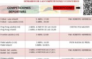 Ya están abiertas las inscripciones para las competiciones de las Fiestas de San Marcos