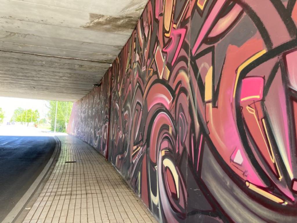 La Cueva. ruta de Murales en Santa Marta de Tormes, Salamanca