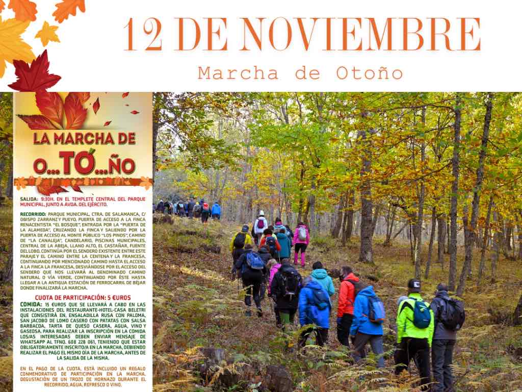 MARCHA DE OTOÑO. 12 DE NOVIEMBRE BÉJAR