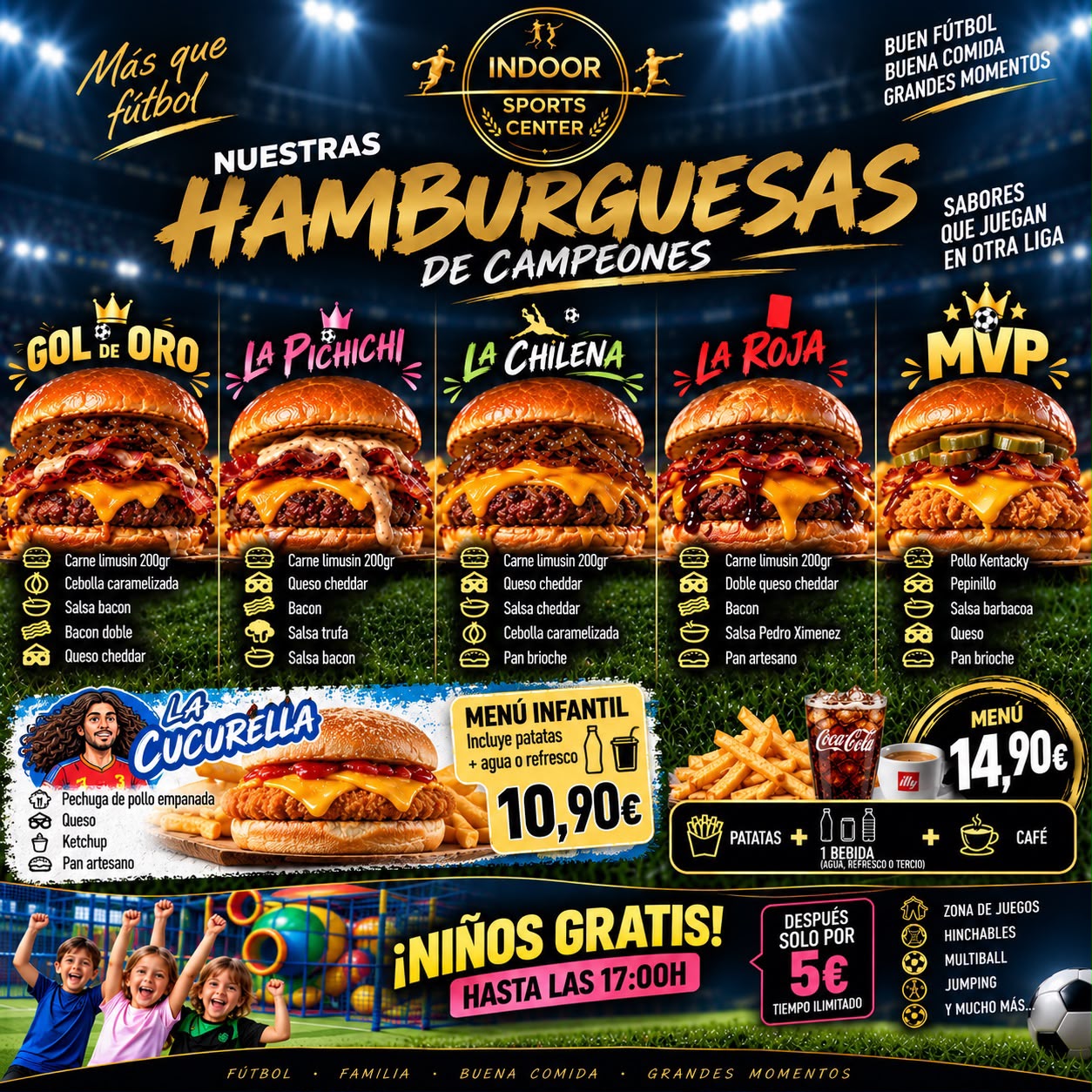 Hamburguesas Indoor