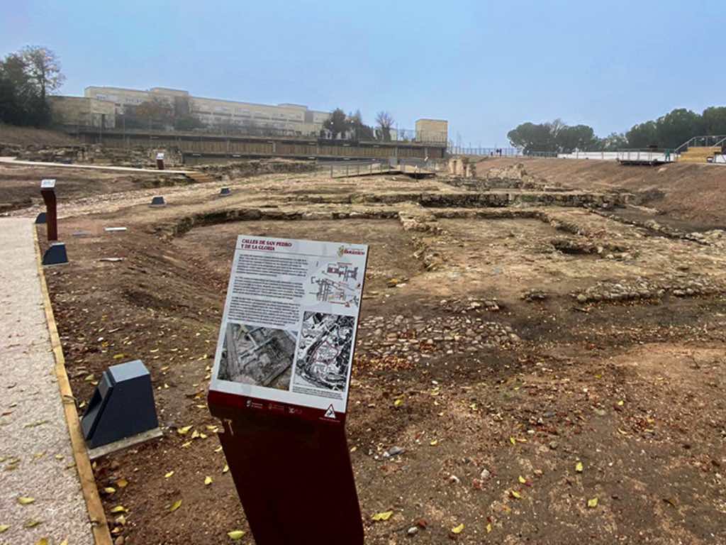 Vistas del Parque Arqueológico del Botánico de la ciudad de Salamanca