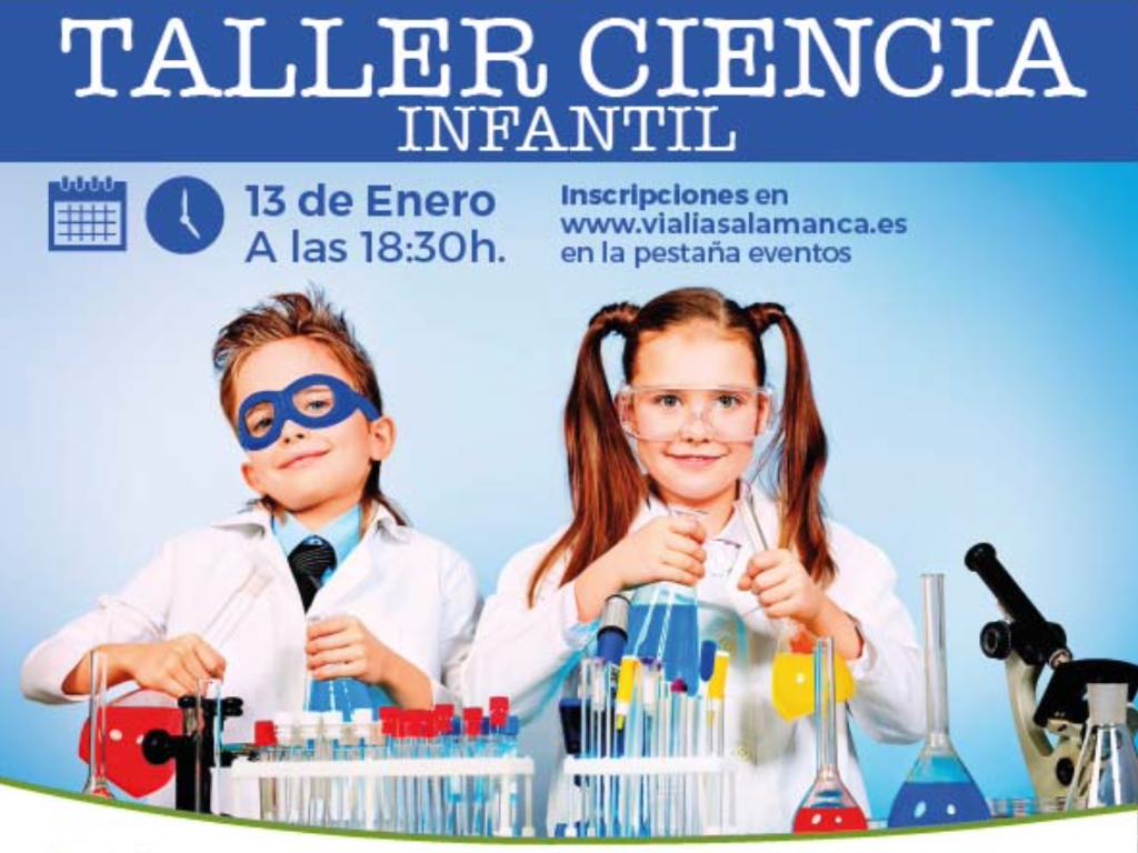 Taller de ciencia en Vialia Salamanca