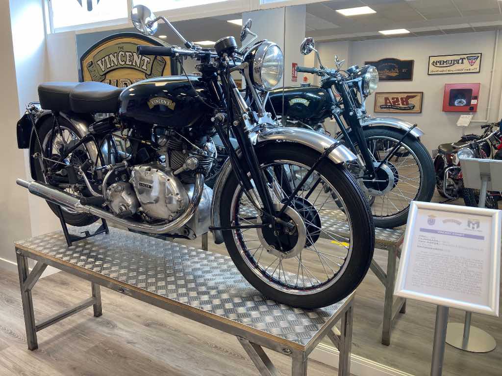 Moto Vicent, una pieza del Museo de la Moto de Santa Marta de Tormes